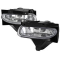 1999-2004 Ford Mustang New Edge 899 Fog Lights Kit w/ Switch & Wiring Harness (Chrome Housing / Clear Lens)