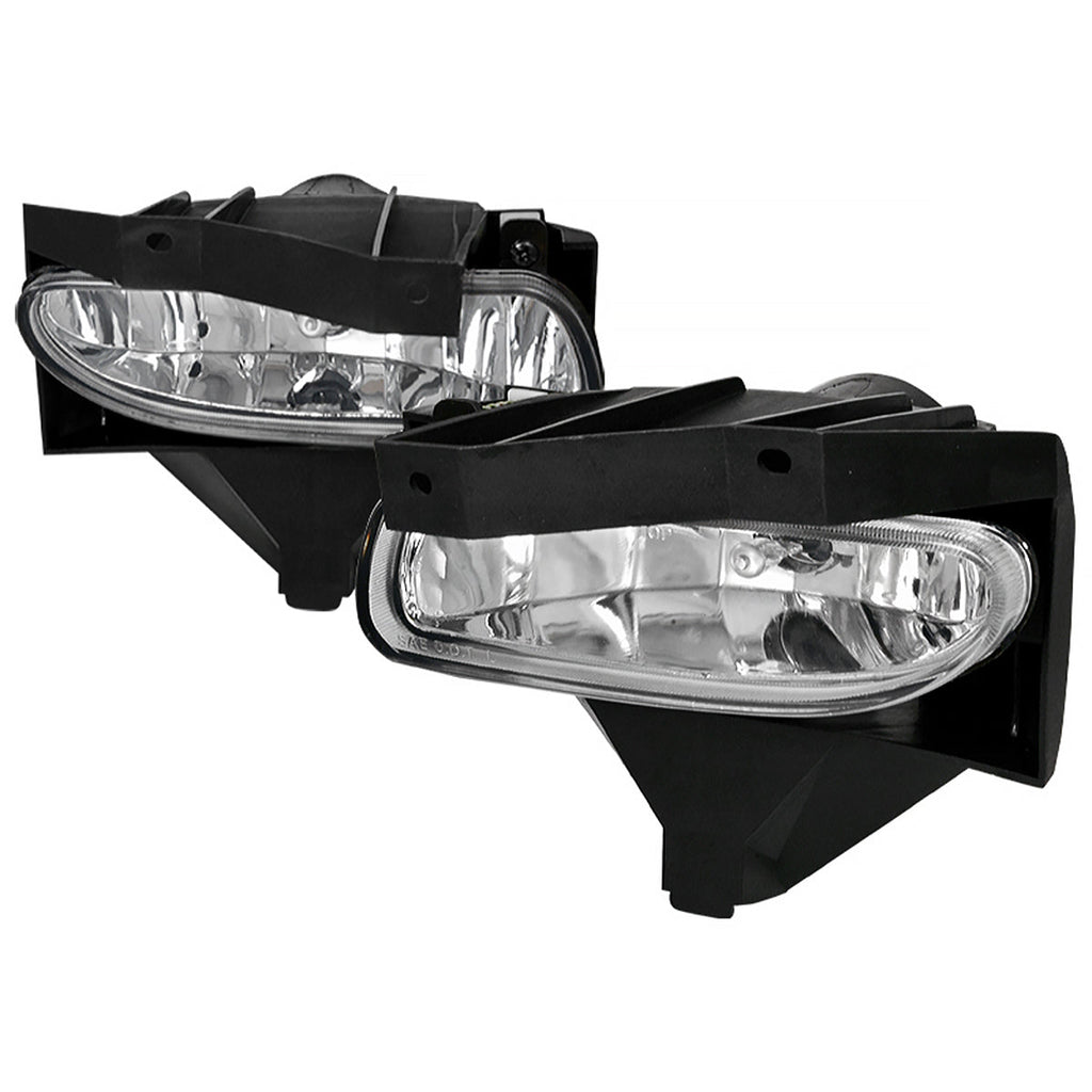 1999-2004 Ford Mustang New Edge 899 Fog Lights Kit (Chrome Housing / Clear Lens)