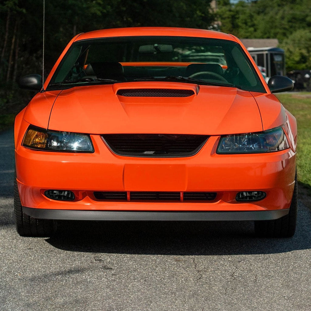 1999-2004 Ford Mustang New Edge 899 Fog Lights Kit w/ Switch & Wiring Harness (Chrome Housing / Smoked Lens)