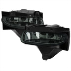 1999-2004 Ford Mustang New Edge 899 Fog Lights Kit w/ Switch & Wiring Harness (Chrome Housing / Smoked Lens)