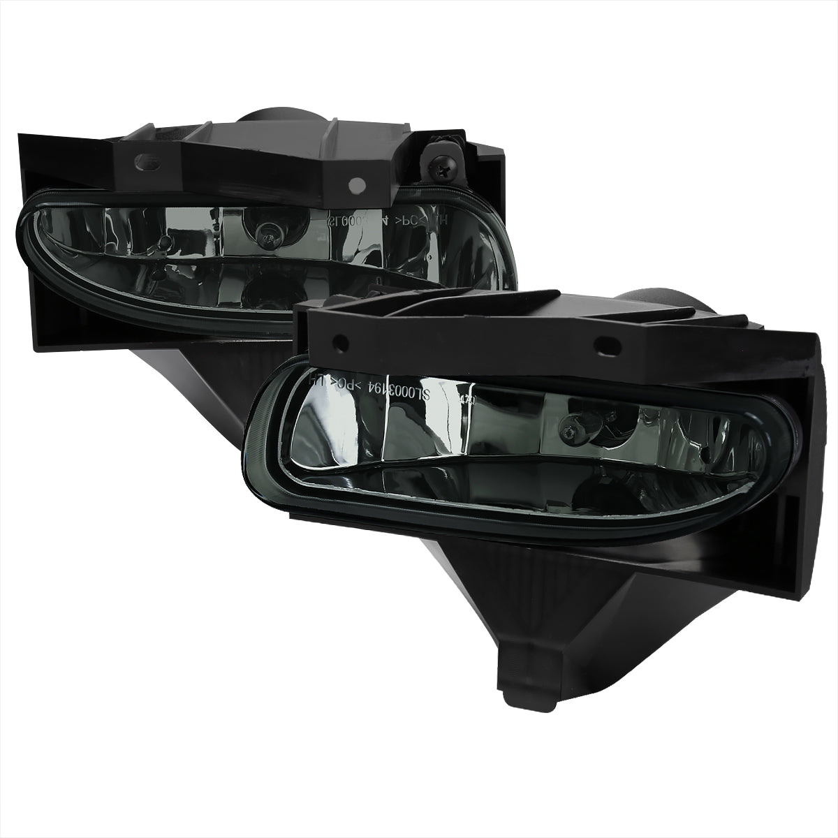 1999-2004 Ford Mustang New Edge 899 Fog Lights Kit w/ Switch & Wiring Harness (Chrome Housing / Smoked Lens)