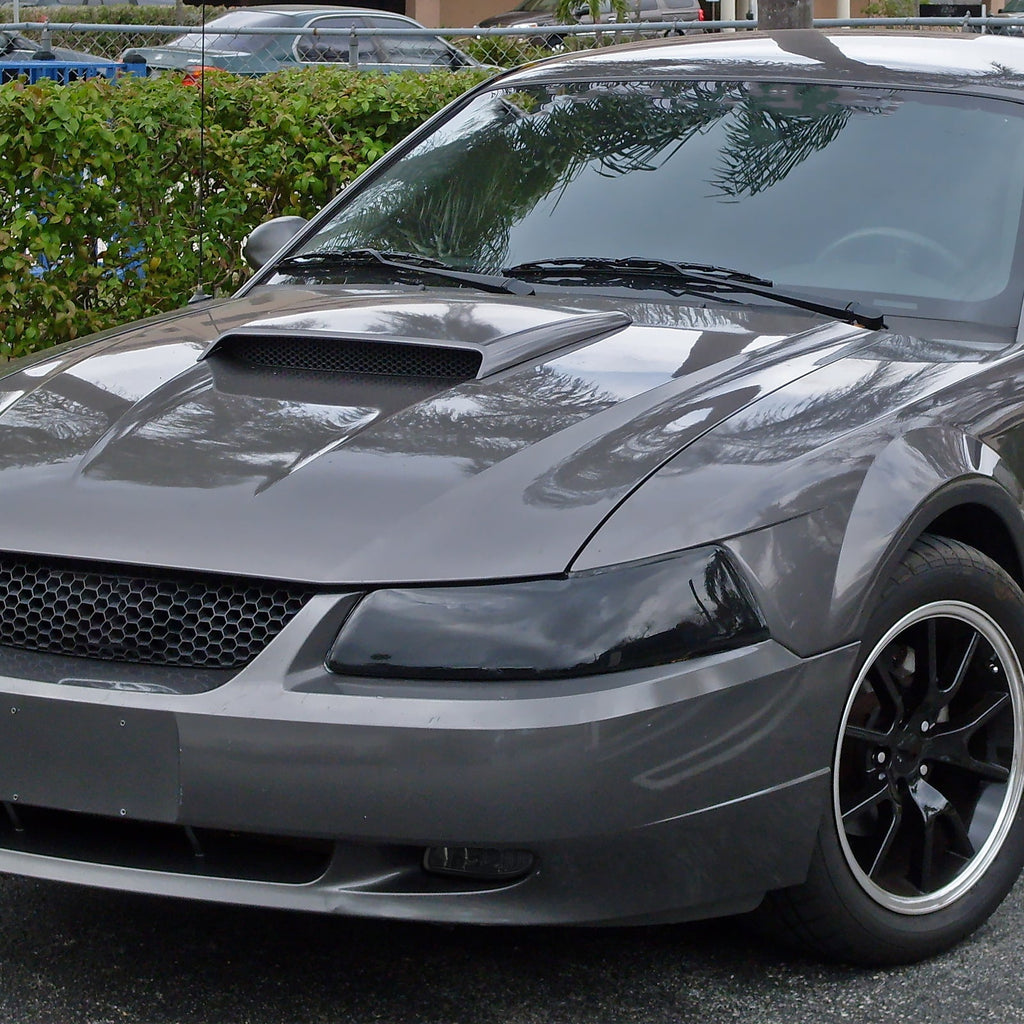 1999-2004 Ford Mustang New Edge 899 Fog Lights Kit (Chrome Housing / Smoked Lens)