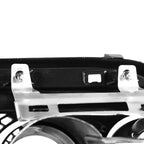 2015-2017 Ford Mustang S550 Black Polypropylene GT350 Style Rear Diffuser w/ Dual Stainless Steel Muffler Tips