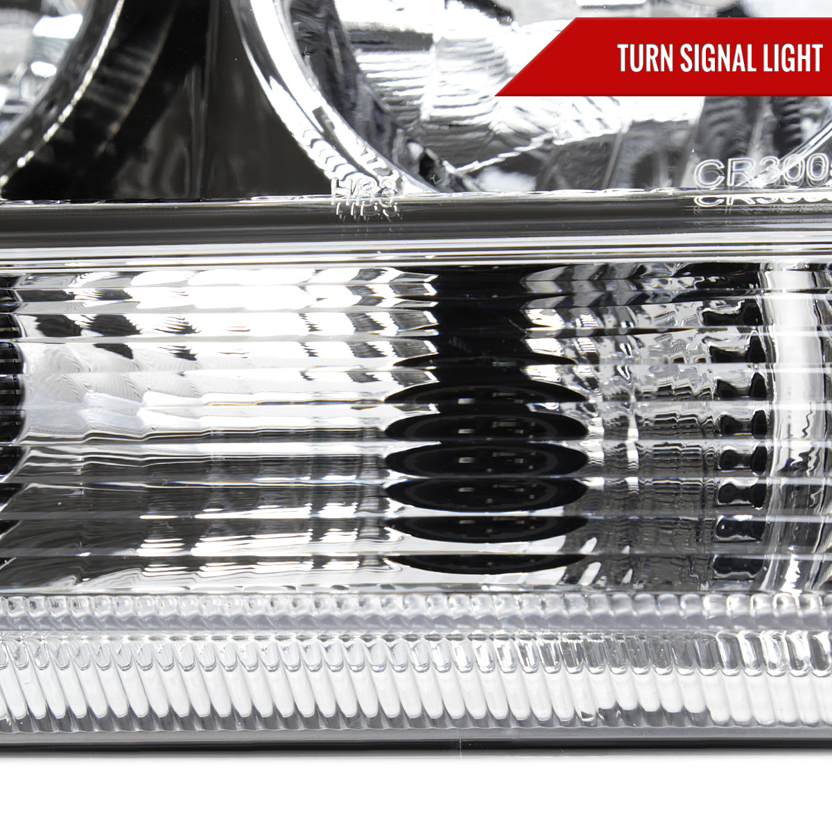 2005-2010 Chrysler 300 Factory Style Headlights (Chrome Housing / Clear Lens)
