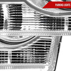 2005-2010 Chrysler 300 Factory Style Headlights (Chrome Housing / Clear Lens)