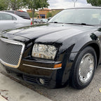 2005-2010 Chrysler 300 Factory Style Headlights (Chrome Housing / Clear Lens)