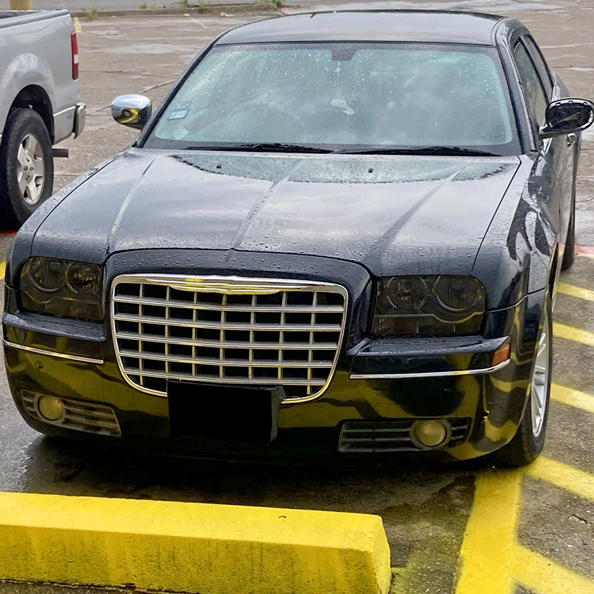 2005-2010 Chrysler 300 Factory Style Headlights (Chrome Housing / Smoked Lens)