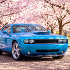 2008-2014 Dodge Challenger Factory Style Replacement Headlights (Chrome Housing / Clear Lens)
