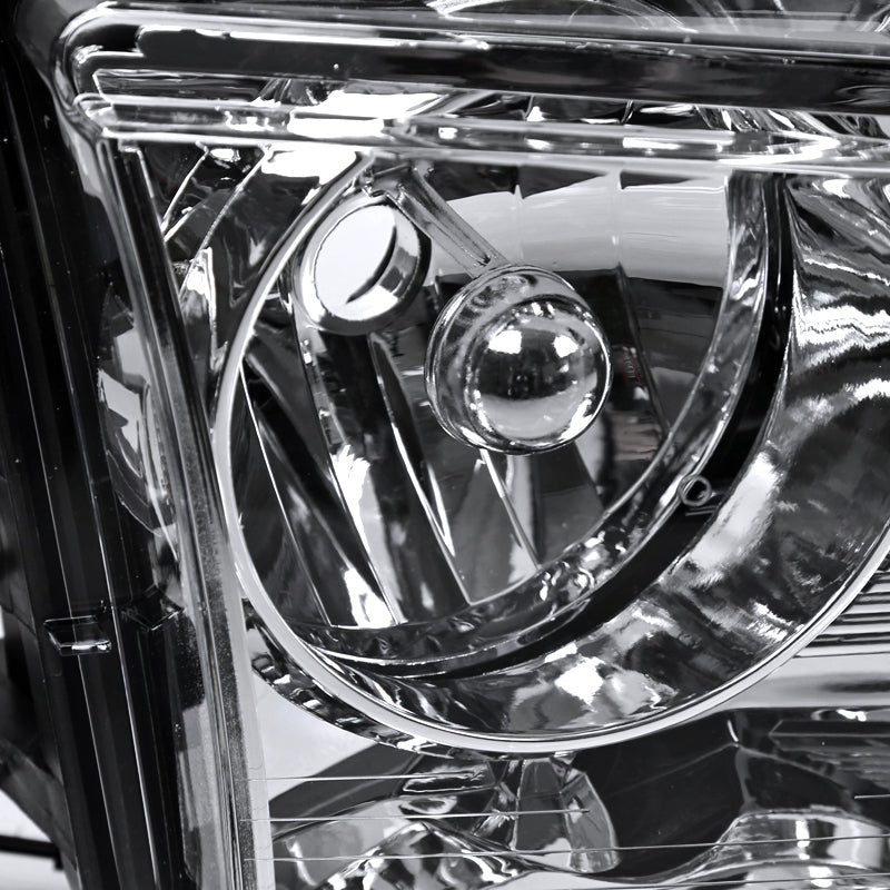 2006-2010 Dodge Charger LX Factory Style Headlights (Chrome Housing / Clear Lens)