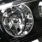 2006-2010 Dodge Charger LX Factory Style Headlights (Matte Black Housing / Clear Lens)