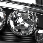 2006-2010 Dodge Charger LX Factory Style Headlights (Matte Black Housing / Clear Lens)