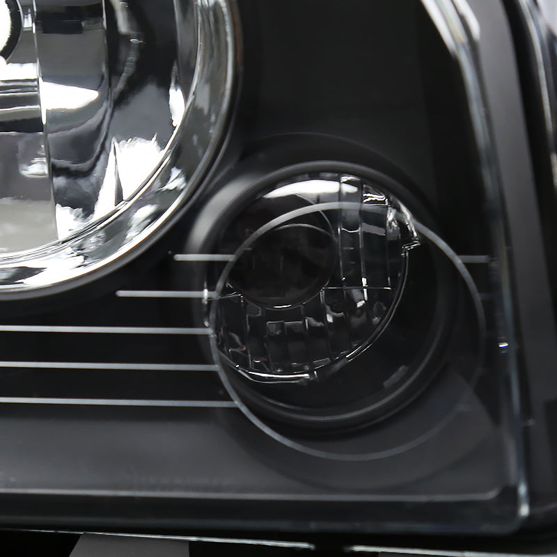 2006-2010 Dodge Charger LX Factory Style Headlights (Matte Black Housing / Clear Lens)