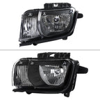 2010-2013 Chevrolet Camaro 5th Gen Factory Style Halogen Headlights (Matte Black Housing / Clear Lens)
