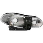 1998-2002 Chevrolet Camaro 4th Gen Factory Style Headlights (Chrome Housing / Clear Lens)