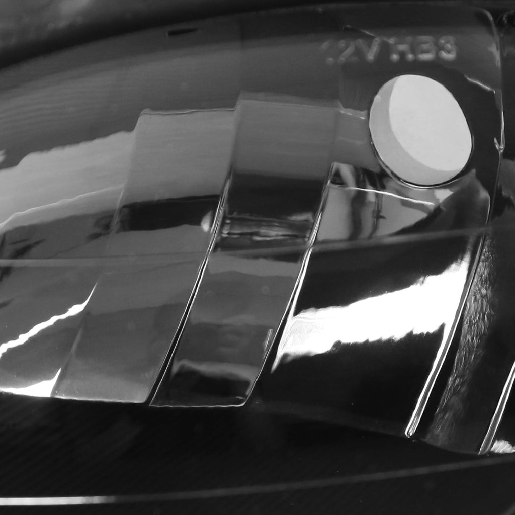 1998-2002 Chevrolet Camaro 4th Gen Factory Style Headlights (Matte Black Housing / Clear Lens)