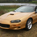 1998-2002 Chevrolet Camaro 4th Gen Factory Style Headlights (Matte Black Housing / Clear Lens)
