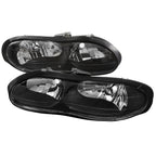 1998-2002 Chevrolet Camaro 4th Gen Factory Style Headlights (Matte Black Housing / Clear Lens)