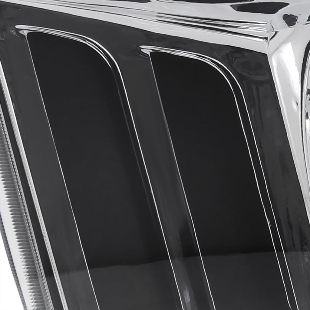 2005-2009 Ford Mustang S197 Factory Style Headlights (Chrome Housing / Clear Lens)