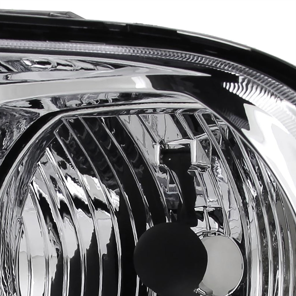 2005-2009 Ford Mustang S197 Factory Style Headlights (Chrome Housing / Clear Lens)