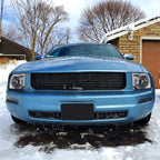 2005-2009 Ford Mustang S197 Factory Style Headlights (Chrome Housing / Clear Lens)