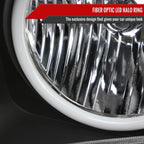 2005-2009 Ford Mustang S197 LED Halo Factory Style Headlights (Matte Black Housing / Clear Lens)