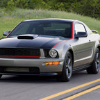 2005-2009 Ford Mustang S197 LED Halo Factory Style Headlights (Matte Black Housing / Clear Lens)