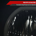 2005-2009 Ford Mustang S197 LED Halo Factory Style Headlights (Matte Black Housing / Smoked Lens)