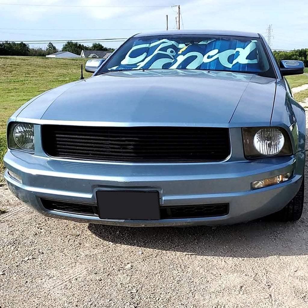 2005-2009 Ford Mustang S197 Factory Style Headlights (Matte Black Housing / Clear Lens)