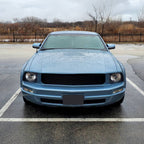 2005-2009 Ford Mustang S197 Factory Style Headlights (Matte Black Housing / Clear Lens)