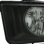 2005-2009 Ford Mustang S197 Factory Style Headlights (Matte Black Housing / Light Smoked Lens)