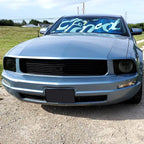 2005-2009 Ford Mustang S197 Factory Style Headlights (Black Housing / Smoked Lens)