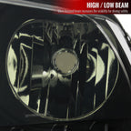 2010-2014 Ford Mustang S197 Factory Style Headlights (Black Housing / Smoked Lens)