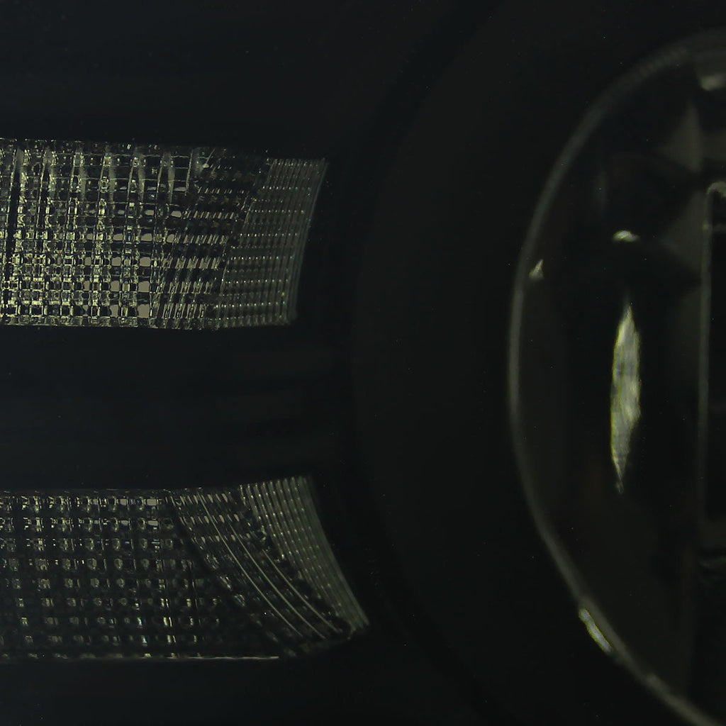 2010-2014 Ford Mustang S197 Factory Style Headlights (Black Housing / Smoked Lens)