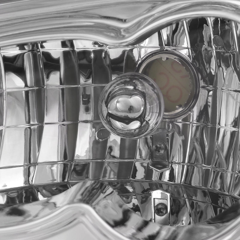 1994-1998 Ford Mustang SN95 Factory Style Headlights (Chrome Housing / Clear Lens)