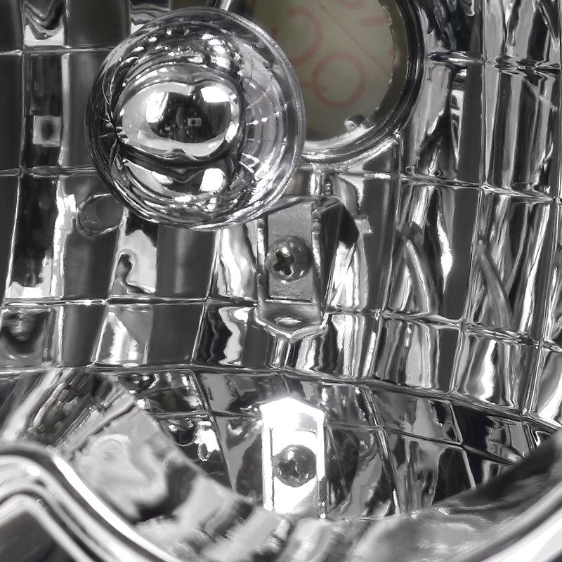 1994-1998 Ford Mustang SN95 Factory Style Headlights (Chrome Housing / Clear Lens)