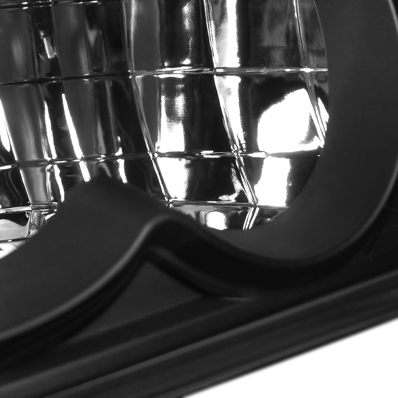 1994-1998 Ford Mustang SN95 Factory Style Headlights (Matte Black Housing / Clear Lens)