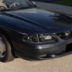 1994-1998 Ford Mustang SN95 Factory Style Headlights (Matte Black Housing / Clear Lens)