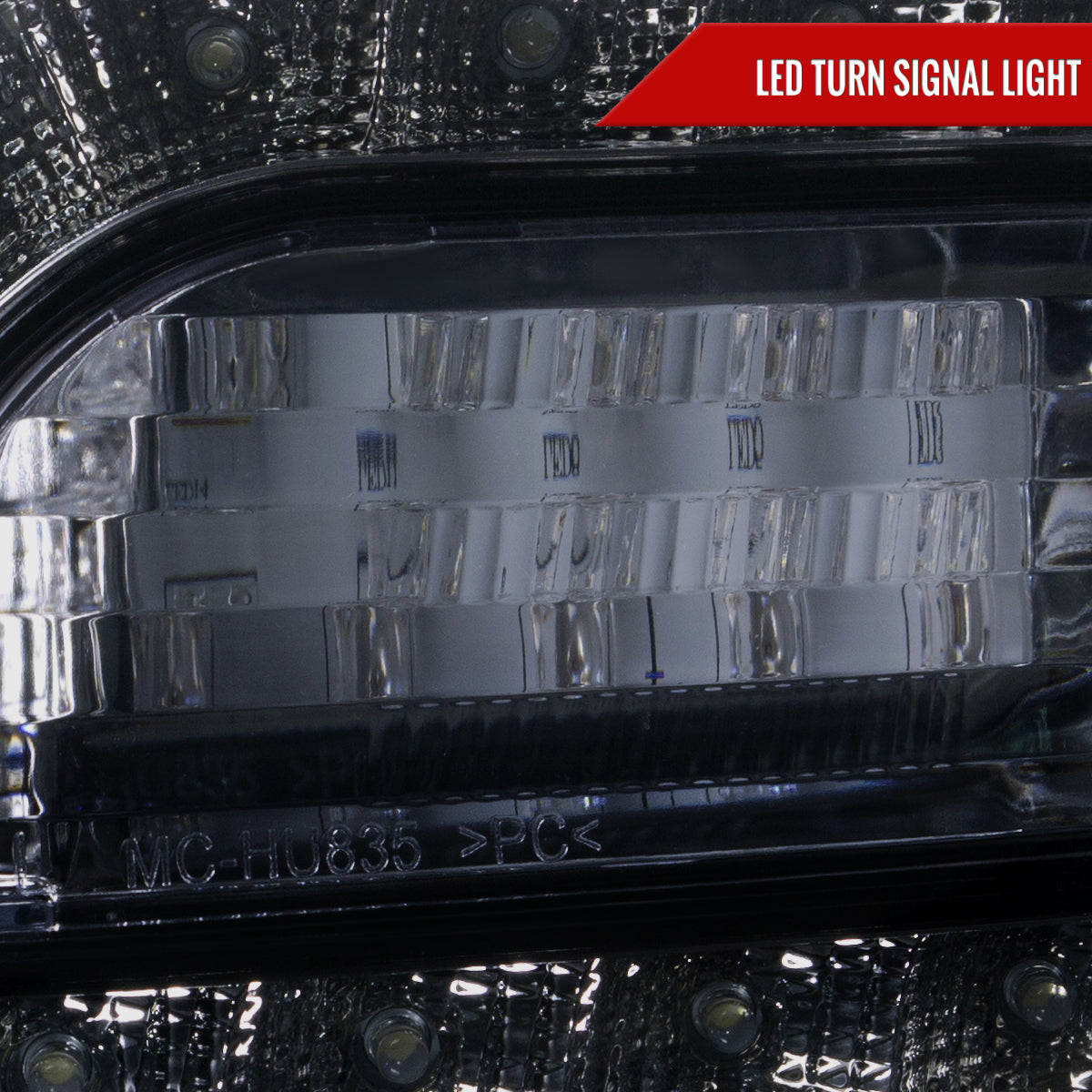 2005-2010 Chrysler 300 Base/LX/Touring Projector Headlights w/ LED Light Strip & LED Turn Signal Lights (Glossy Black Housing / Smoked Lens)