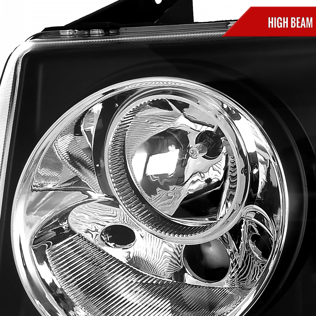 2005-2010 Chrysler 300 Base/LX/Touring Projector Headlights (Matte Black Housing / Clear Lens)
