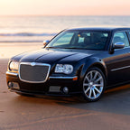 2005-2010 Chrysler 300 Factory Style Projector Headlights (Chrome Housing / Clear Lens)