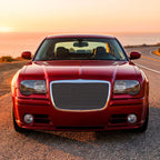 2005-2010 Chrysler 300 Factory Style Projector Headlights (Matte Black Housing / Clear Lens)