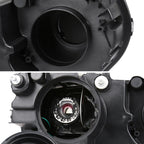 2015-2020 Dodge Challenger Dual Halo D2H Xenon Projector Headlights (Black Housing / Clear Lens)