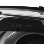 2015-2020 Dodge Challenger Dual Halo D2H Xenon Projector Headlights (Black Housing / Clear Lens)