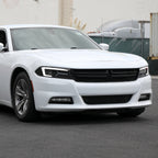 2015-2023 Dodge Charger LD LED Strip Projector Headlights w/ LED Sequential Turn Signal (Matte Black Housing / Clear Lens)