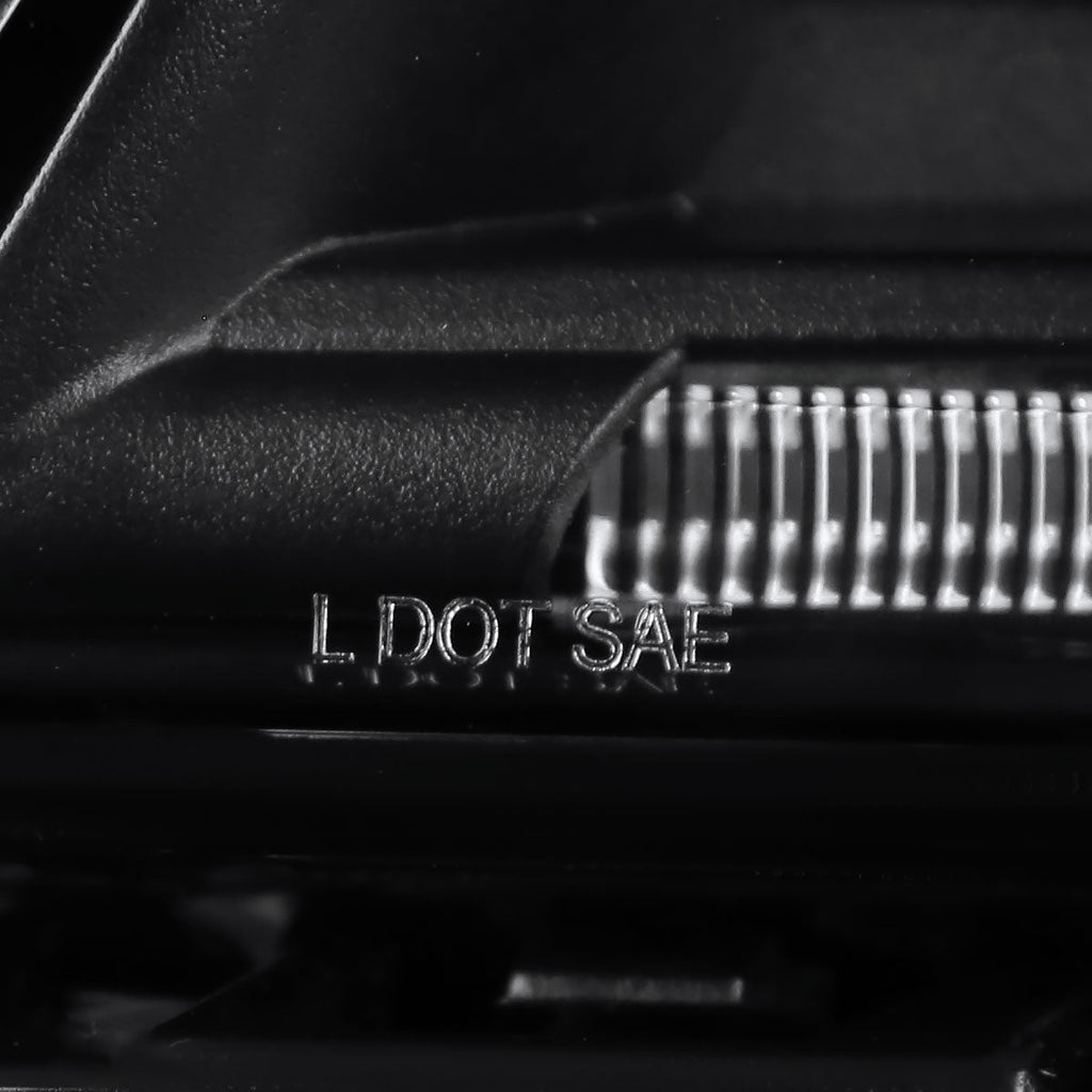 2015-2020 Dodge Charger LD Projector Headlights w/ LED C Strip & LED Turn Signal Lights (Black Housing / Clear Lens)
