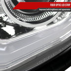 2010-2013 Chevrolet Camaro 5th Gen LED Bar Projector Headlights (Chrome Housing / Clear Lens)