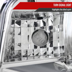2010-2013 Chevrolet Camaro 5th Gen LED Bar Projector Headlights (Chrome Housing / Clear Lens)
