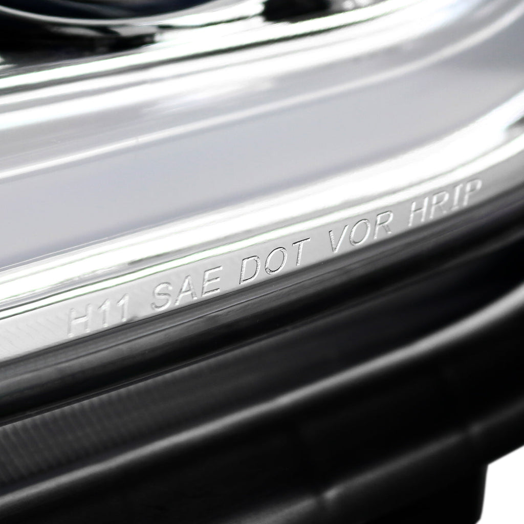 2010-2013 Chevrolet Camaro 5th Gen LED Bar Projector Headlights (Chrome Housing / Clear Lens)