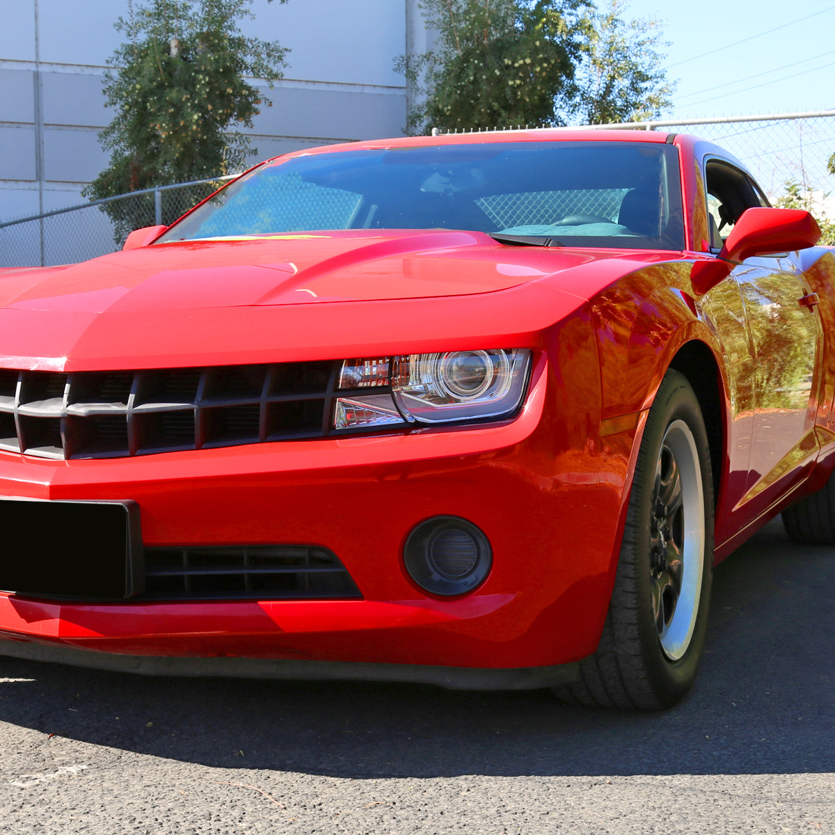 2010-2013 Chevrolet Camaro 5th Gen LED Bar Projector Headlights (Chrome Housing / Clear Lens)
