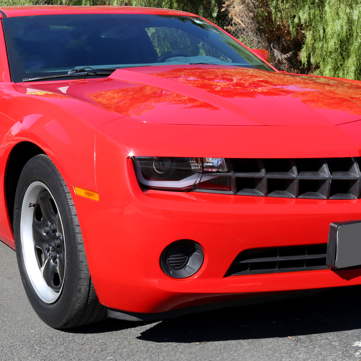 2010-2013 Chevrolet Camaro 5th Gen LED Bar Projector Headlights (Matte Black Housing / Clear Lens)